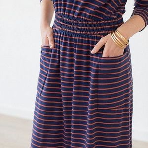 Hanna Andersson Cotton Striped Dress